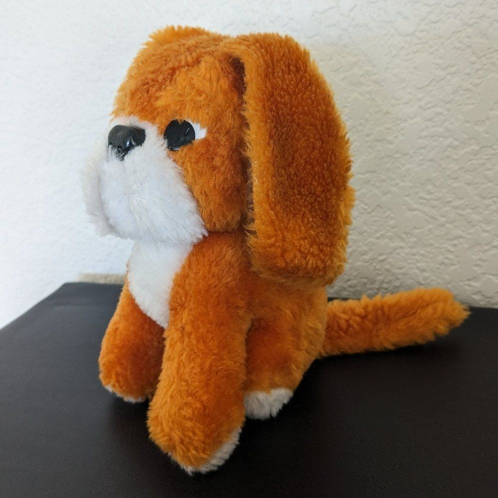 House of Lloyd, Inc Puppy Dog Plush - Floppy Ears - Orange - Made in Taiwan